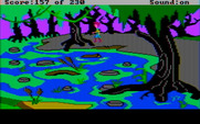 Black Cauldron, The for IBM PC/Compatibles - A swamp...how can I get across?