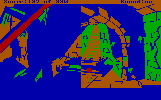 Black Cauldron, The IBM PC/Compatibles Screenshot: I have located the magic sword!