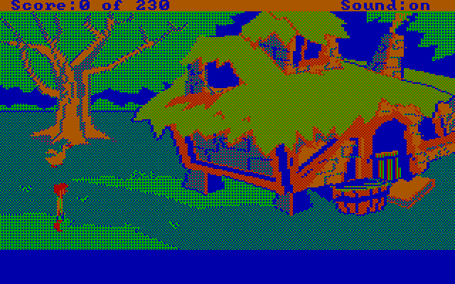 Black Cauldron, The IBM PC/Compatibles Screenshot: Game start.