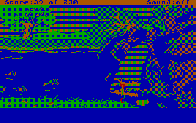 Black Cauldron, The IBM PC/Compatibles Screenshot: A waterfall!