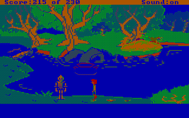 Black Cauldron, The IBM PC/Compatibles Screenshot: The witches return!