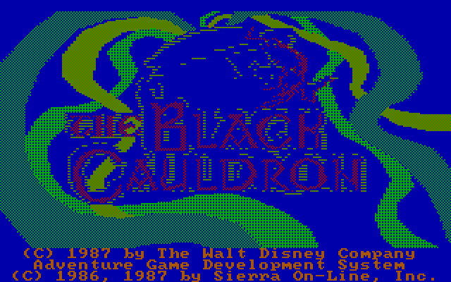 Black Cauldron, The IBM PC/Compatibles Screenshot: Title screen.