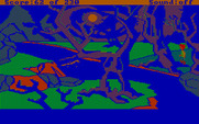 Black Cauldron, The for IBM PC/Compatibles - Entering a spooky forest.
