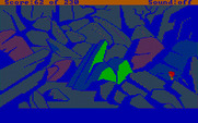 Black Cauldron, The for IBM PC/Compatibles - Navigating a maze of rocks.