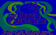 Black Cauldron, The for IBM PC/Compatibles - Title screen.
