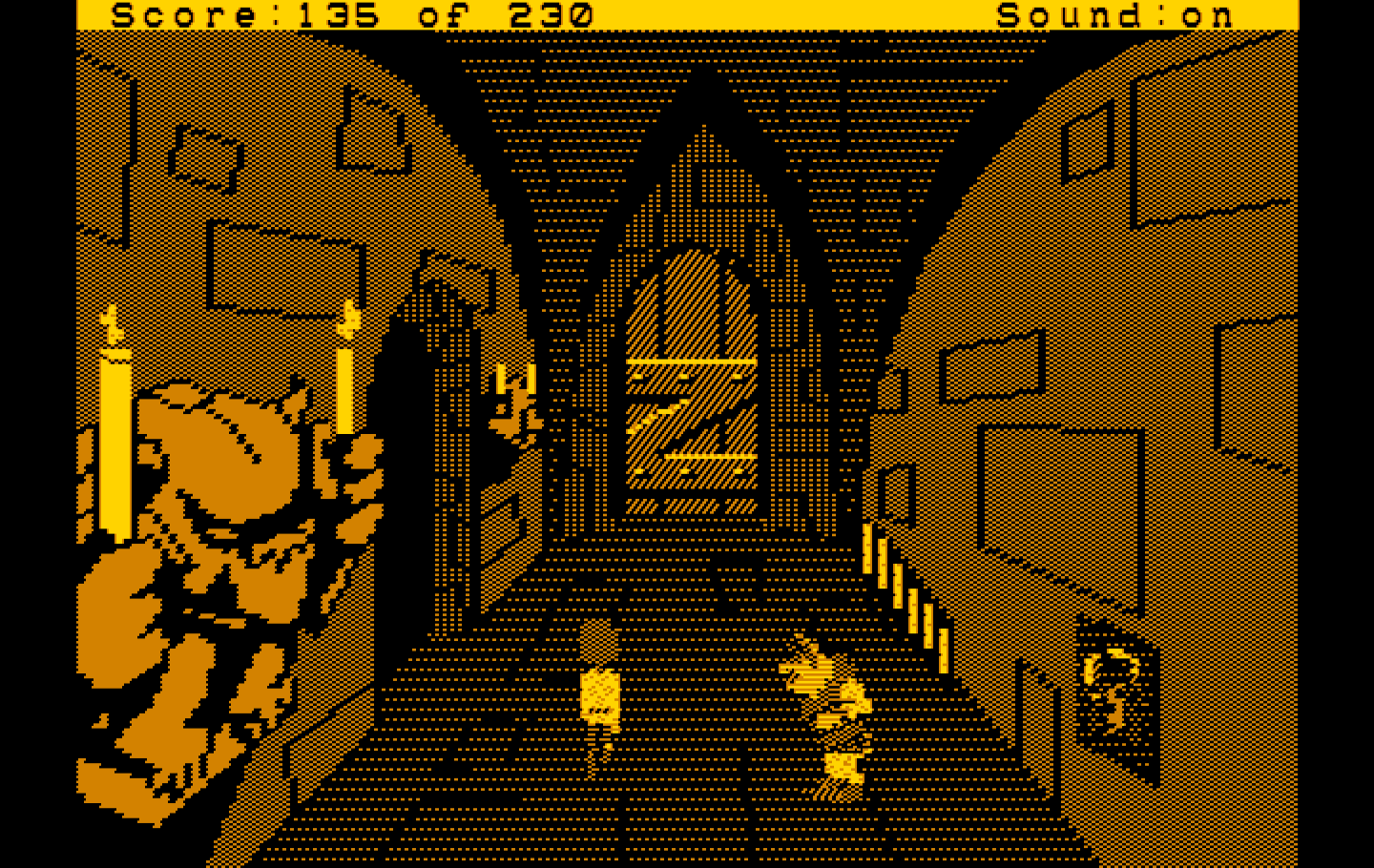 Black Cauldron, The IBM PC/Compatibles Screenshot: I've been spotted, run!