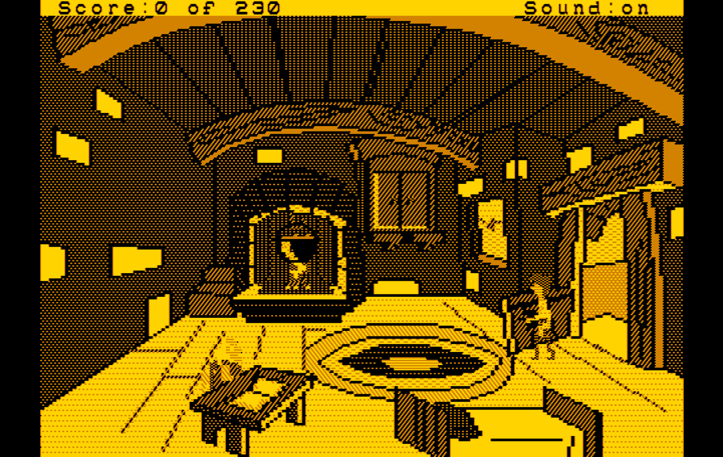 Black Cauldron, The IBM PC/Compatibles Screenshot: Inside that little home.