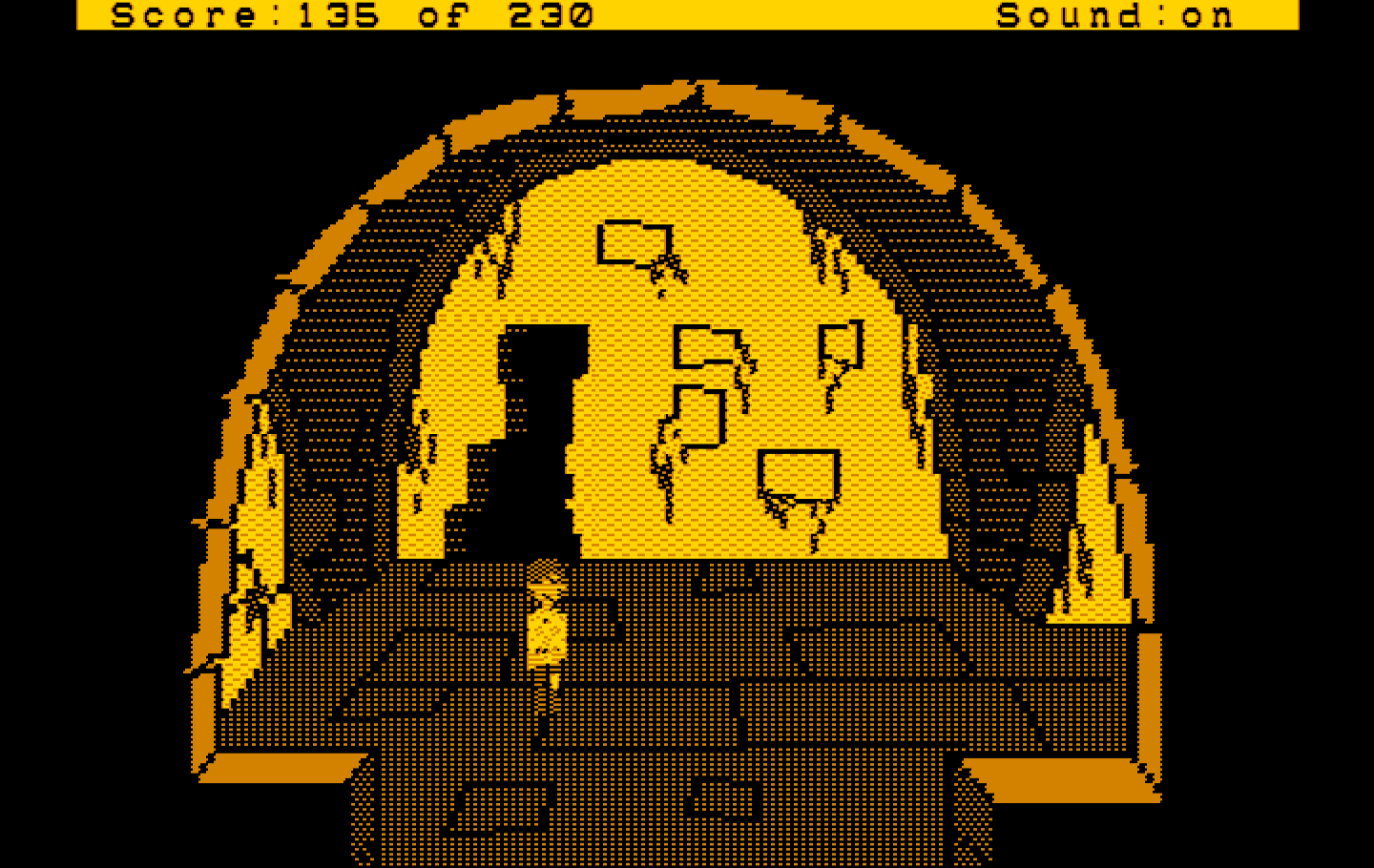 Black Cauldron, The IBM PC/Compatibles Screenshot: Exploring the dungeon some more...