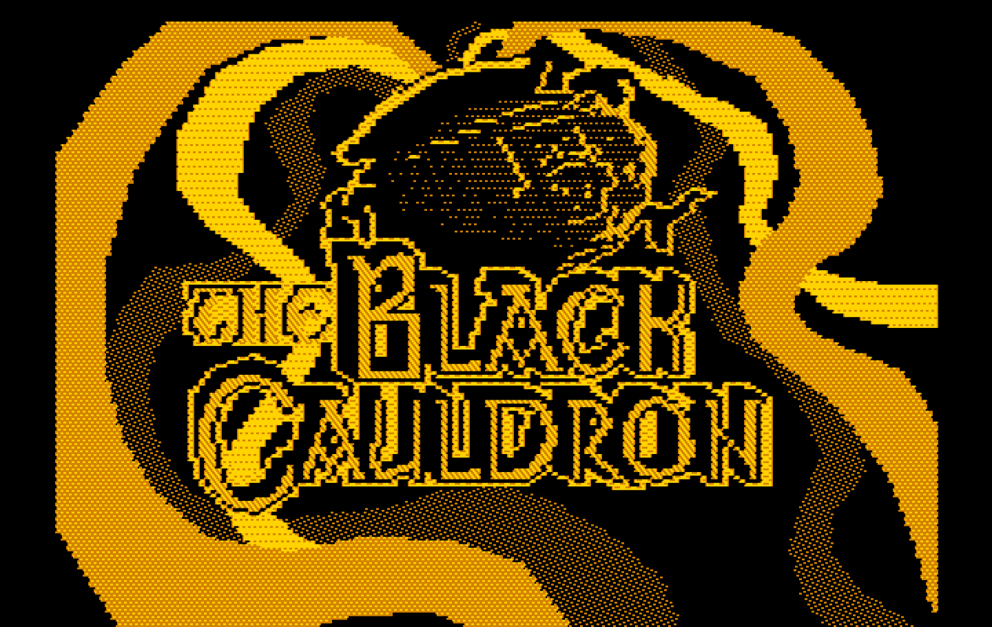 Black Cauldron, The IBM PC/Compatibles Screenshot: Title screen.
