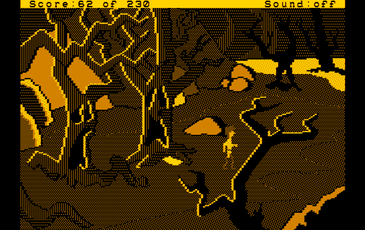Black Cauldron, The IBM PC/Compatibles Screenshot: My journey continues...