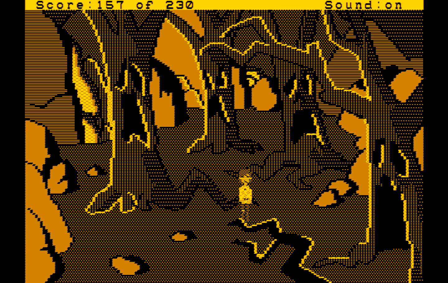 Black Cauldron, The IBM PC/Compatibles Screenshot: Another spooky forest...