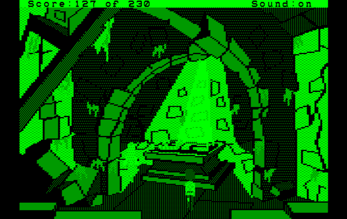 Black Cauldron, The IBM PC/Compatibles Screenshot: I have located the magic sword!
