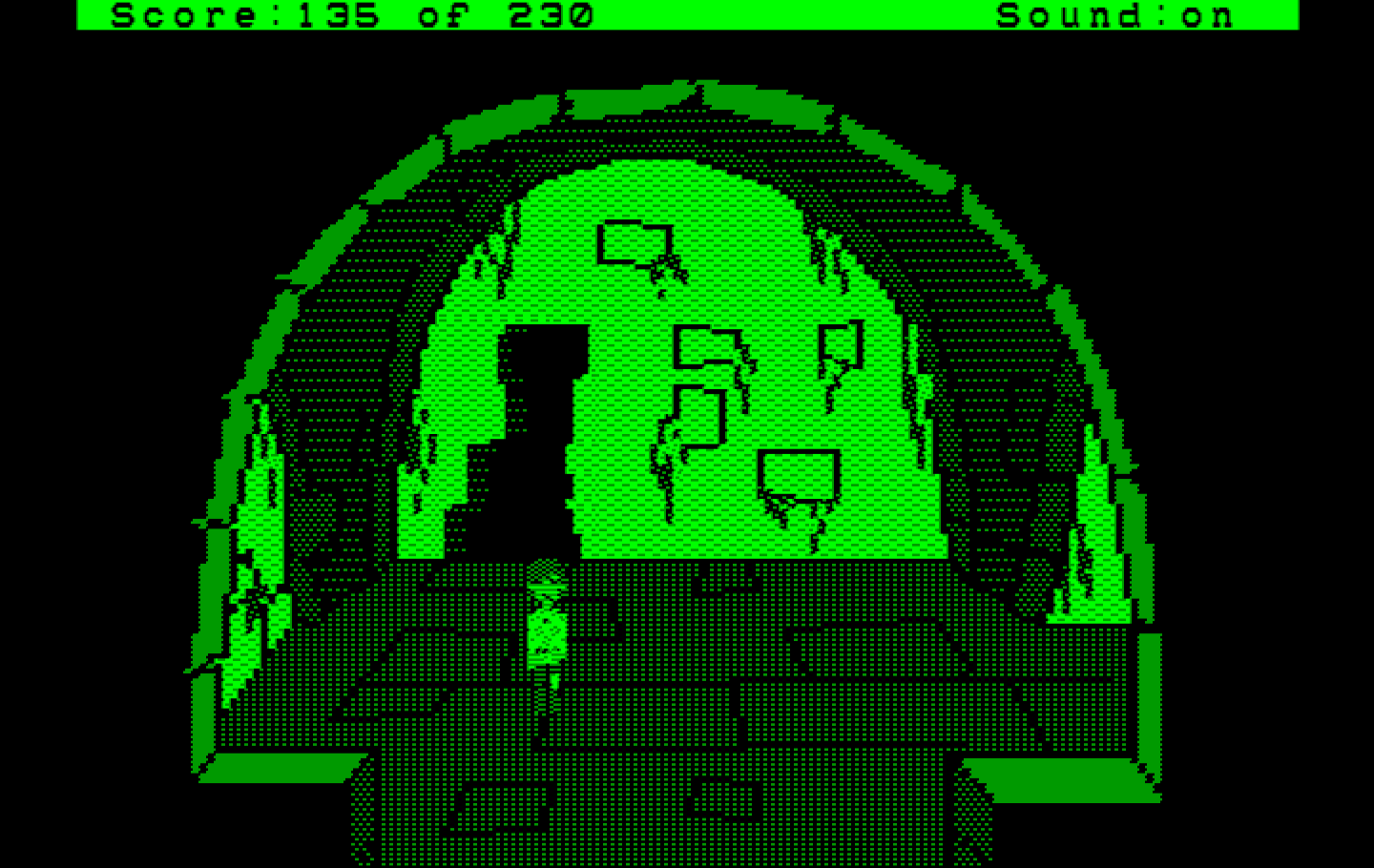 Black Cauldron, The IBM PC/Compatibles Screenshot: Exploring the dungeon some more...