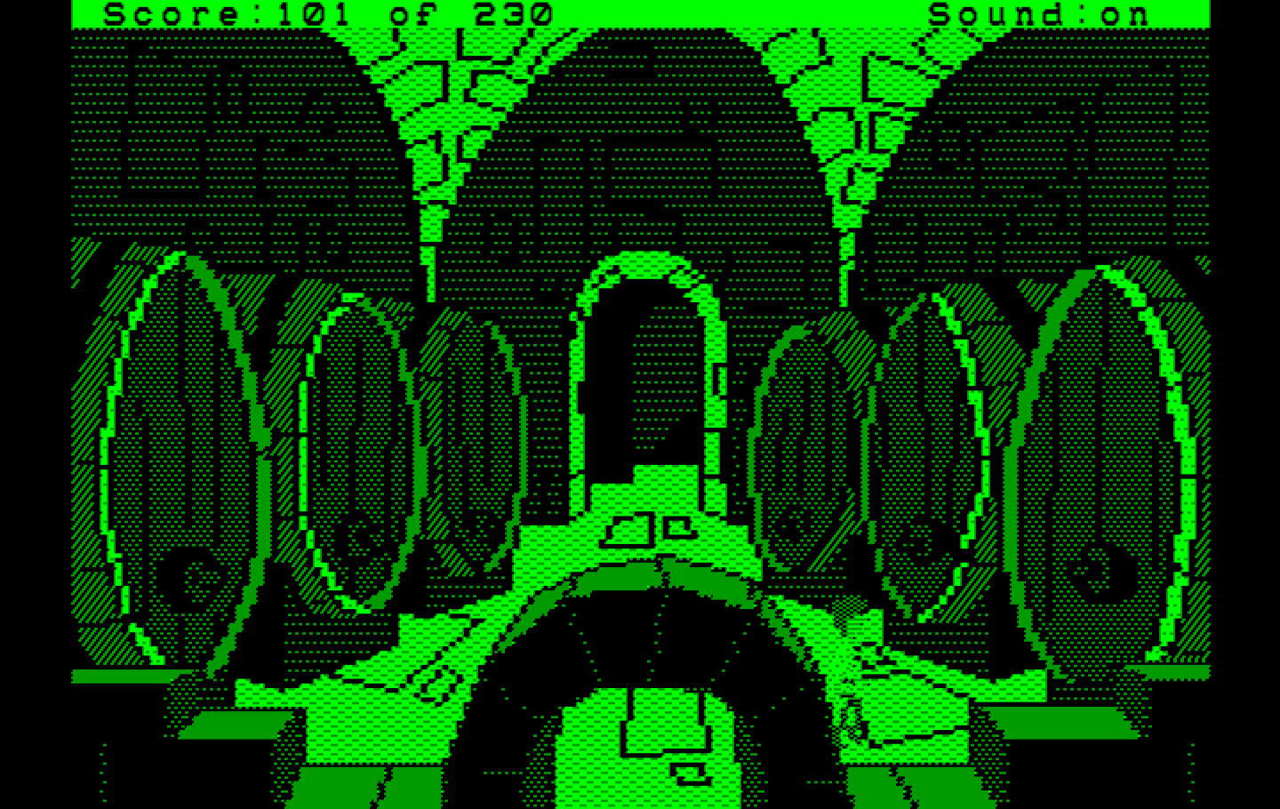 Black Cauldron, The IBM PC/Compatibles Screenshot: The wine cellar.