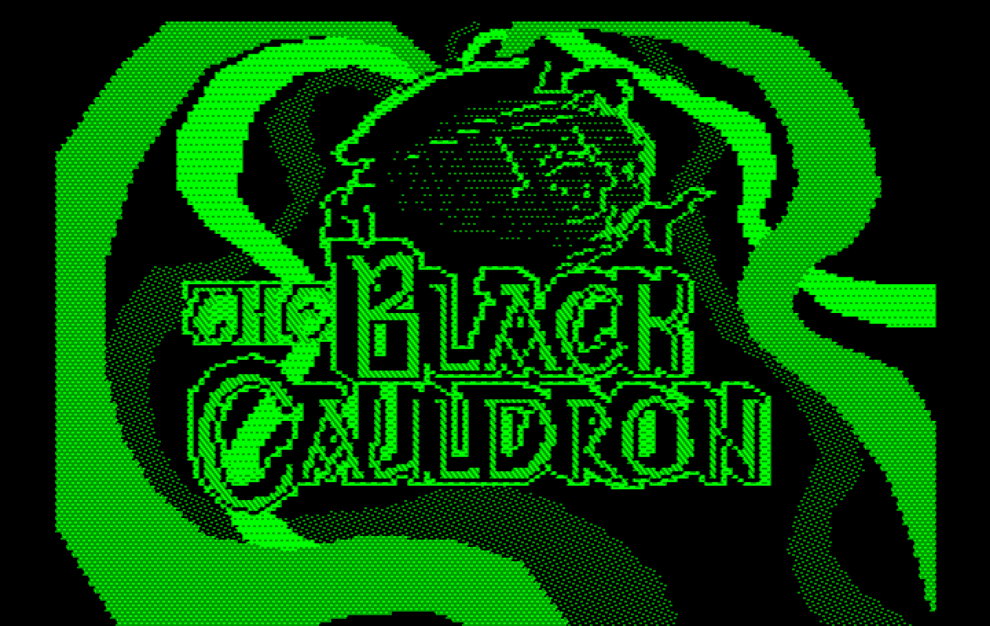 Black Cauldron, The IBM PC/Compatibles Screenshot: Title screen.