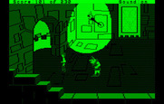 Black Cauldron, The for IBM PC/Compatibles - Made it into the castle, but I've been spotted!