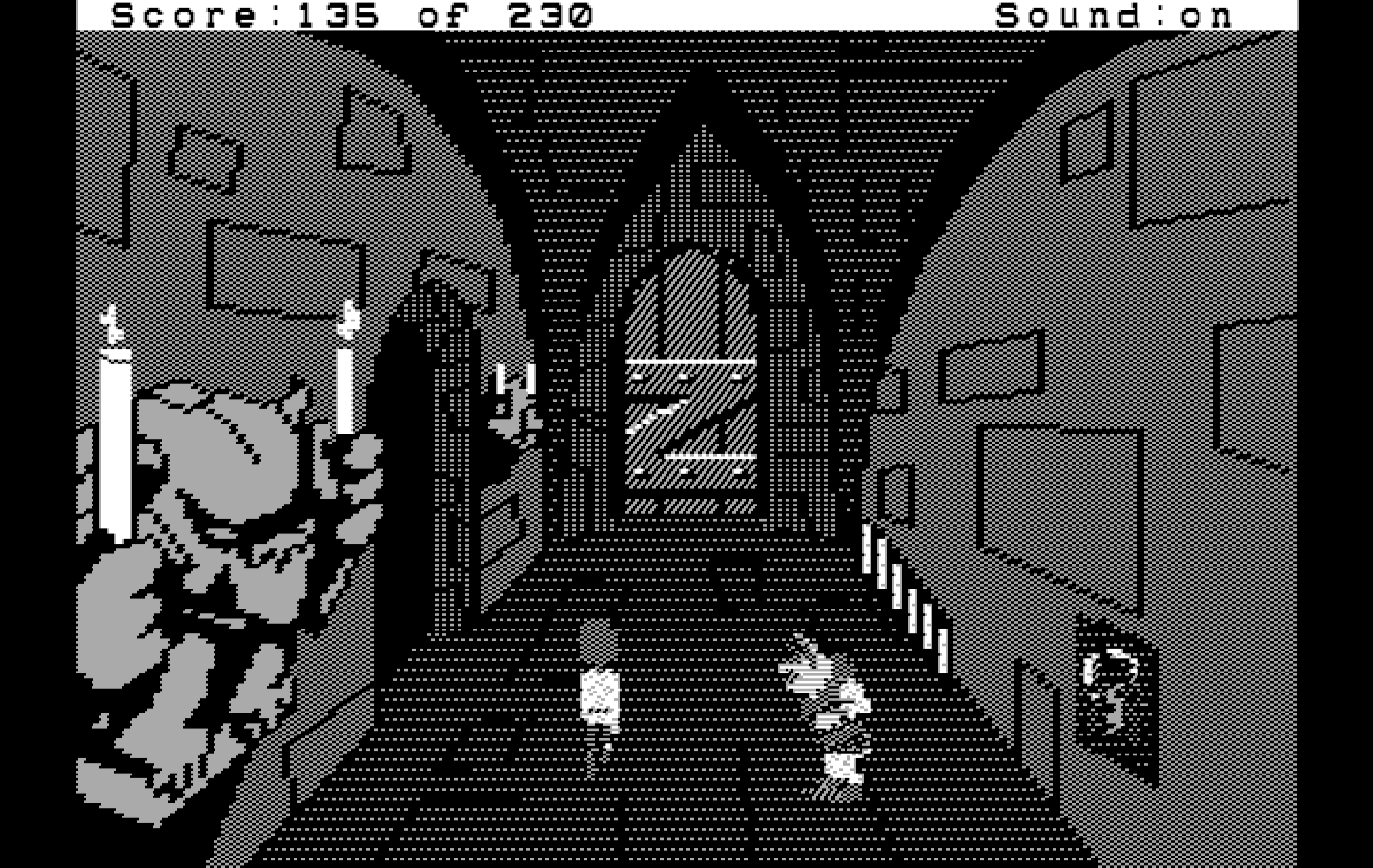 Black Cauldron, The IBM PC/Compatibles Screenshot: I've been spotted, run!