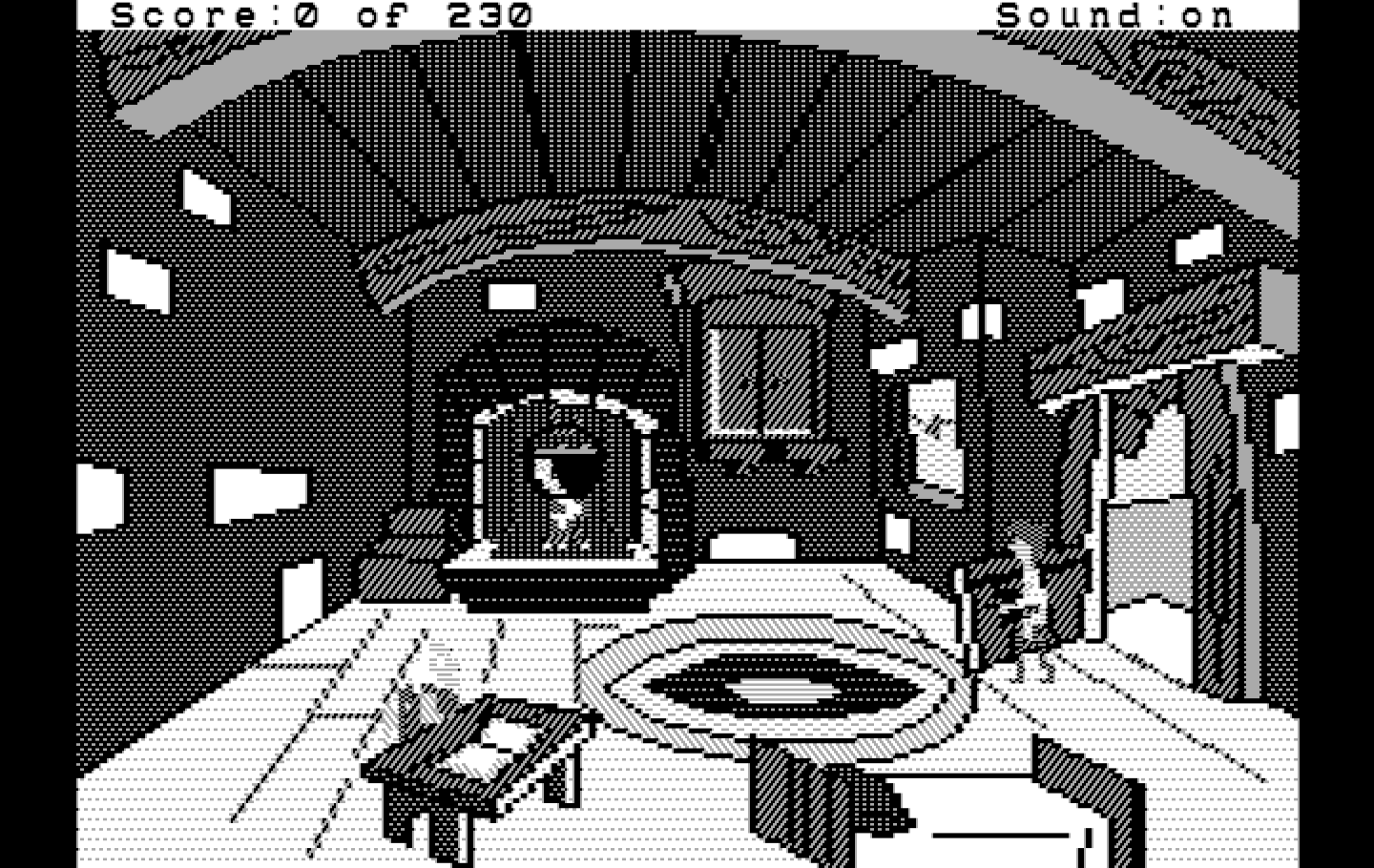 Black Cauldron, The IBM PC/Compatibles Screenshot: Inside that little home.
