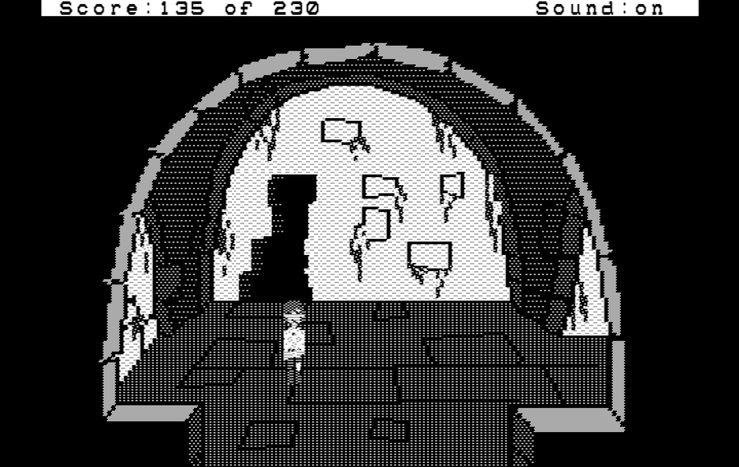 Black Cauldron, The IBM PC/Compatibles Screenshot: Exploring the dungeon some more...