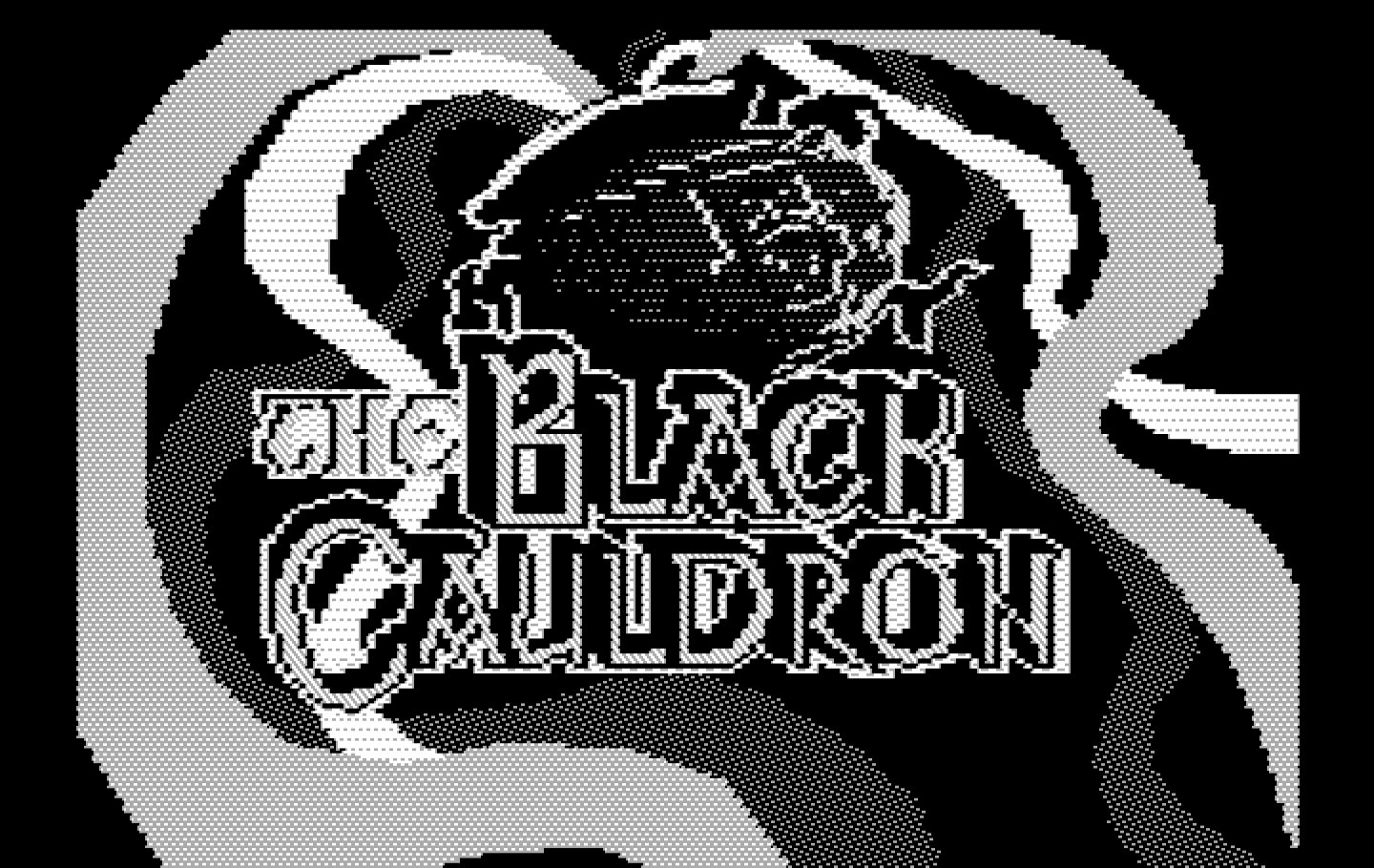 Black Cauldron, The IBM PC/Compatibles Screenshot: Title screen.