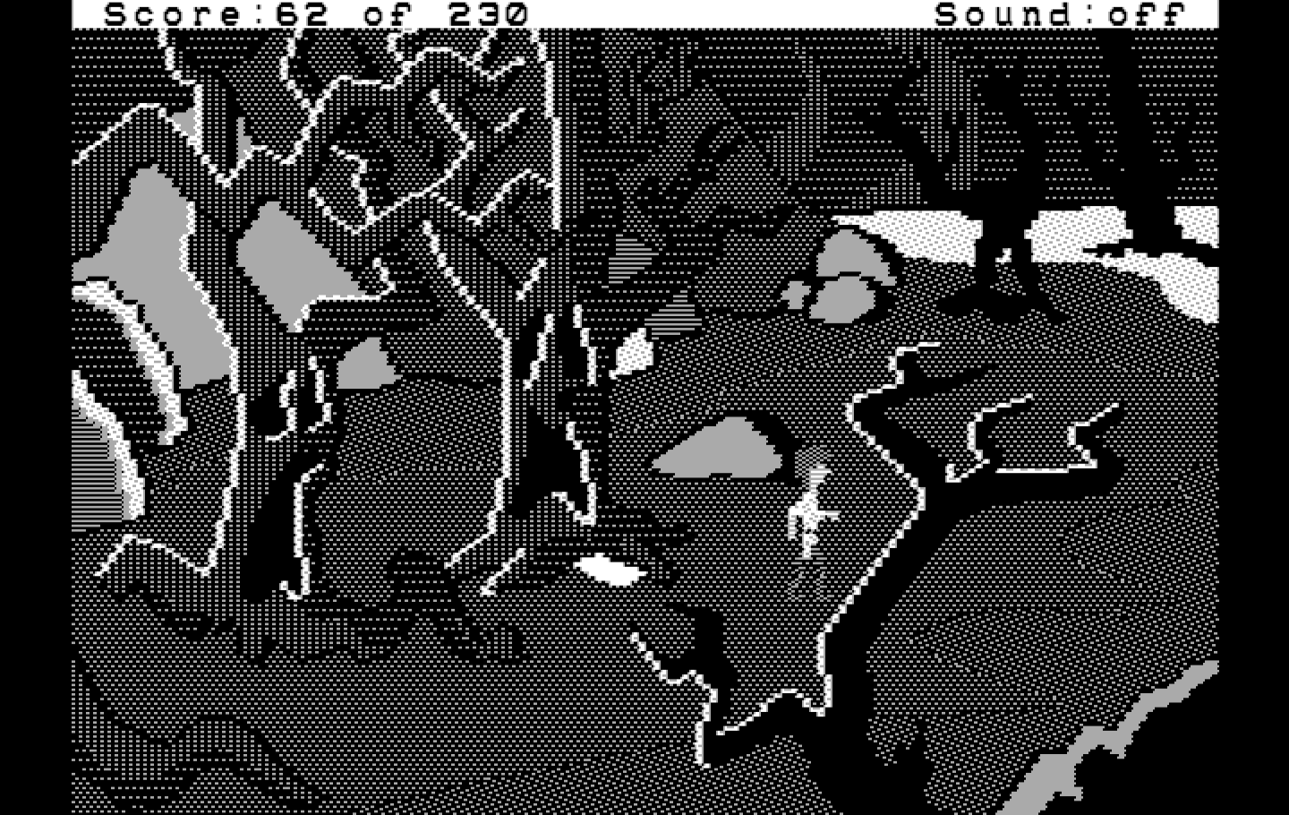 Black Cauldron, The IBM PC/Compatibles Screenshot: My journey continues...