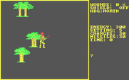 StarQuest: Star Warrior for IBM PC/Compatibles - Game start.
