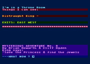 Wizard of Akyrz, The for Atari 8-bit - Game start.