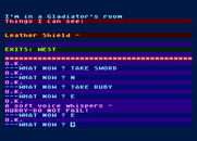 Feasibility Experiment for Atari 8-bit - A leather shield sounds useful...