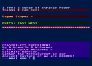 Feasibility Experiment for Atari 8-bit - Game start.