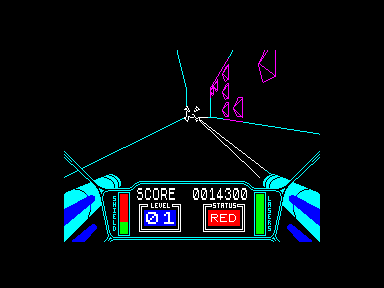 3D Starstrike Enterprise Screenshot: Shoot as many targets as you can.