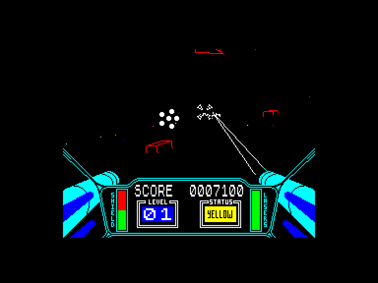 3D Starstrike Enterprise Screenshot: Blasting some targets...