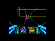 3D Starstrike for Enterprise - Shooting targets while dodging the catwalks.