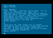Adventure Quest for Atari 8-bit - Hey, this onion is really garlic!