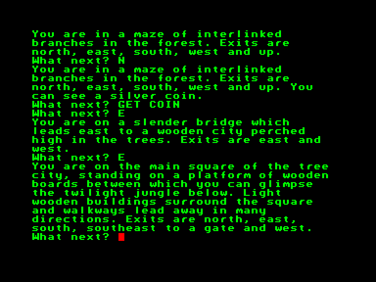 Emerald Isle Enterprise Screenshot: Walkways lead in many directions, which way should you go?