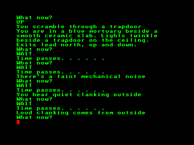 Snowball Enterprise Screenshot: Sometimes you have to wait for dangers to pass...