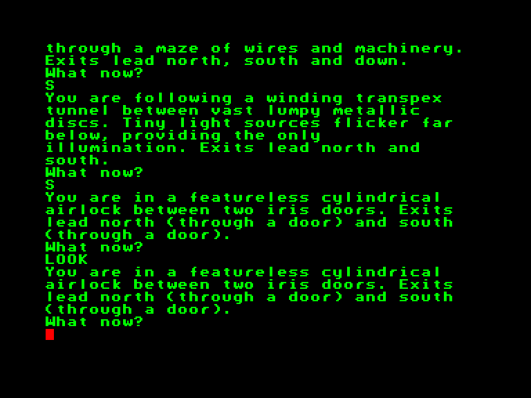 Snowball Enterprise Screenshot: In an airlock...