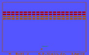 Spinout for IBM PC/Compatibles - Starting the game.