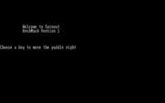 Spinout for IBM PC/Compatibles - Title screen.