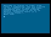 Lords of Time for Atari 8-bit - Game start.