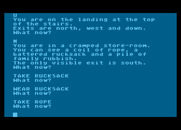 Lords of Time for Atari 8-bit - The rucksack will increase your inventory capacity!
