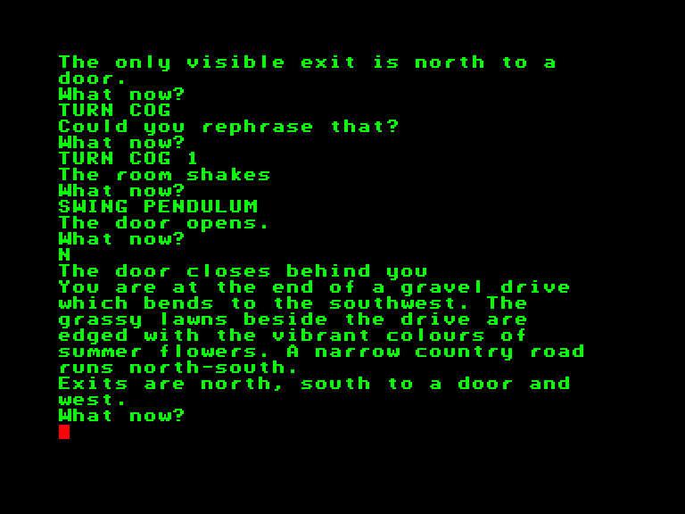 Lords of Time Enterprise Screenshot: Which way will you go now?