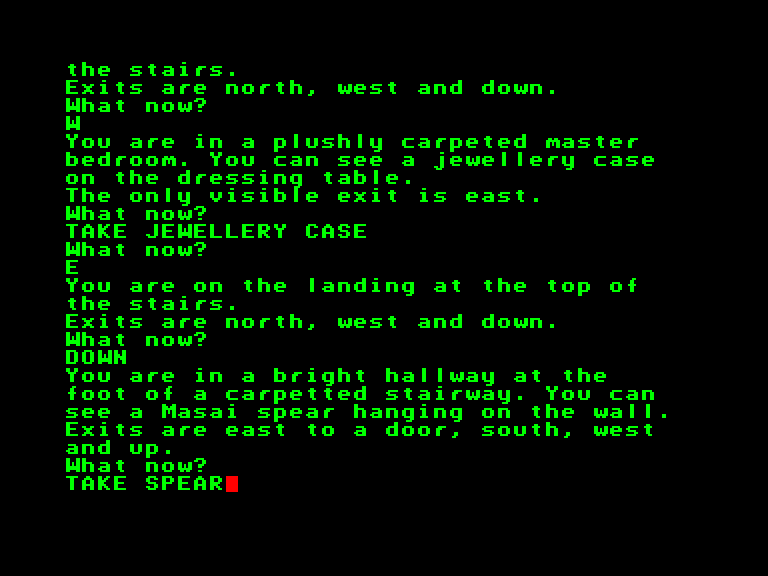 Lords of Time Enterprise Screenshot: Taking some more items...