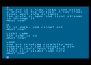 Colossal Adventure for Atari 8-bit - It's dark, so I light that lamp...