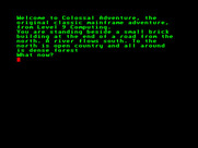 Colossal Adventure for Enterprise - Game start.