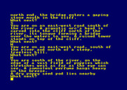 Dungeon Adventure for Amstrad CPC - Exploring and finding items...