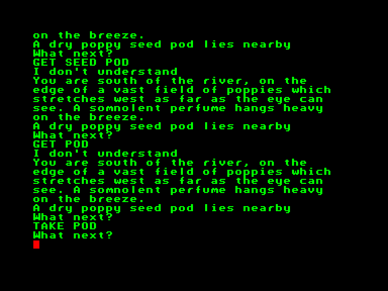 Dungeon Adventure Enterprise Screenshot: Exploring and taking a few items...