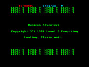 Dungeon Adventure for Enterprise - Loading screen.