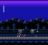 Castlevania II: Simon's Quest for NES / Famicom - The graveyards are dangerous at night.