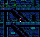Castlevania II: Simon's Quest for NES / Famicom - Exploring is dangerous at night!