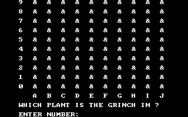 El Grinch IBM PC/Compatibles Screenshot: Game start.